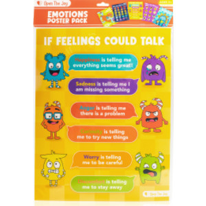 Emotions Poster Pack, 11" x 14", 5 Posters