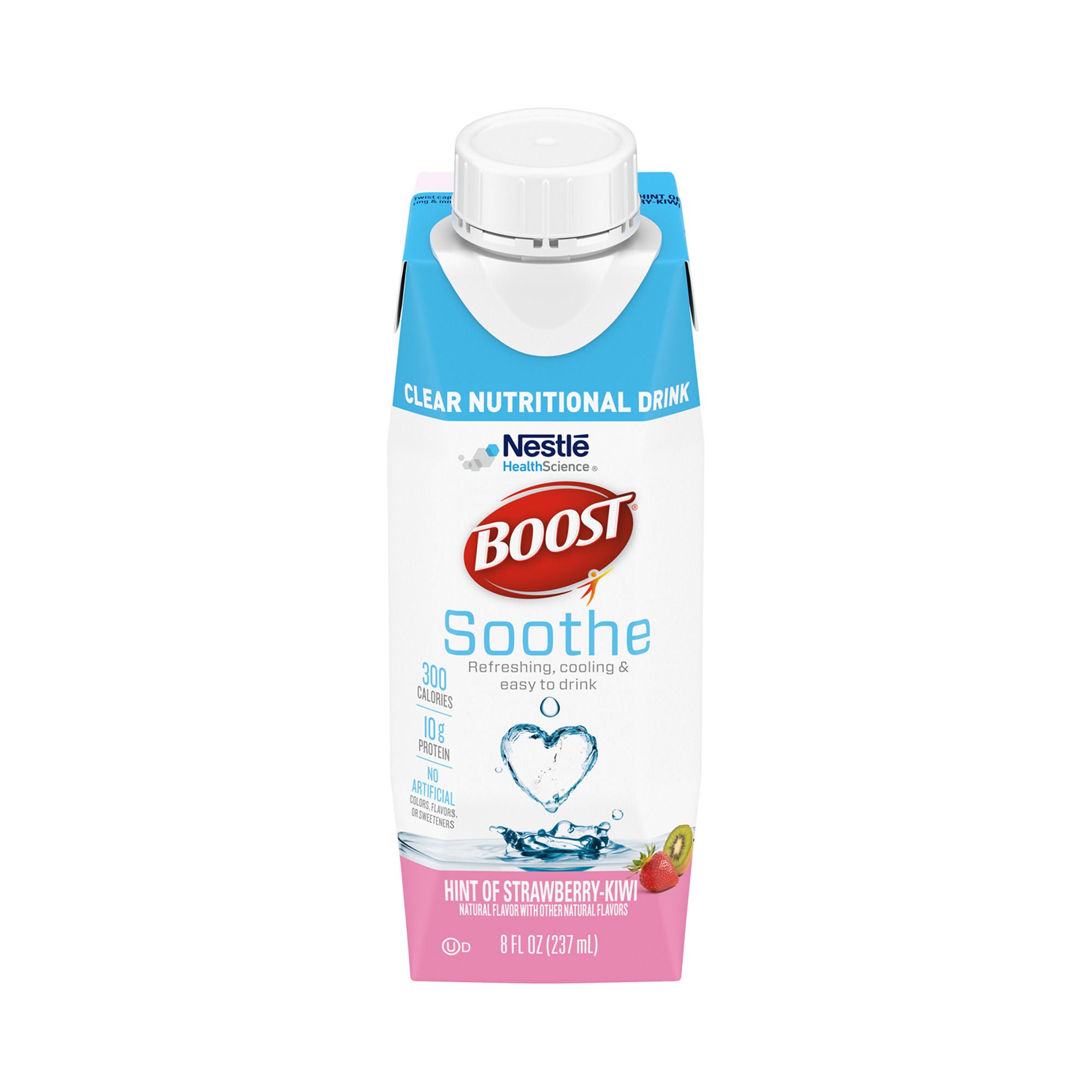 Boost® Soothe Strawberry Kiwi Clear Nutritional Drink, 8-ounce Carton