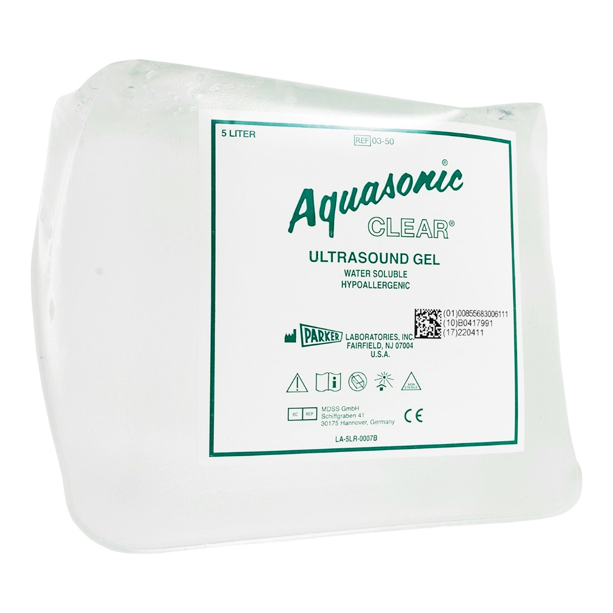 Aquasonic Clear® Ultrasound Gel, 5 liters