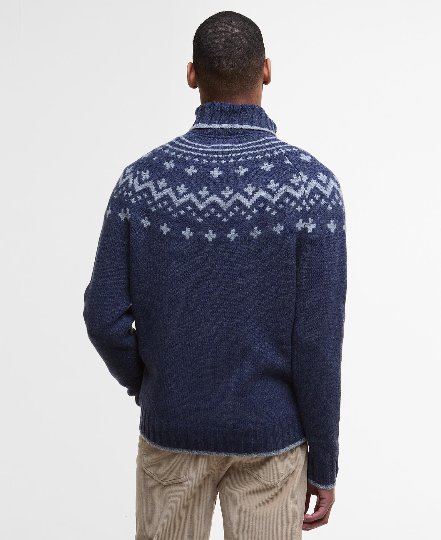 Hewton Fair Isle Roll Neck Jumper image number 2