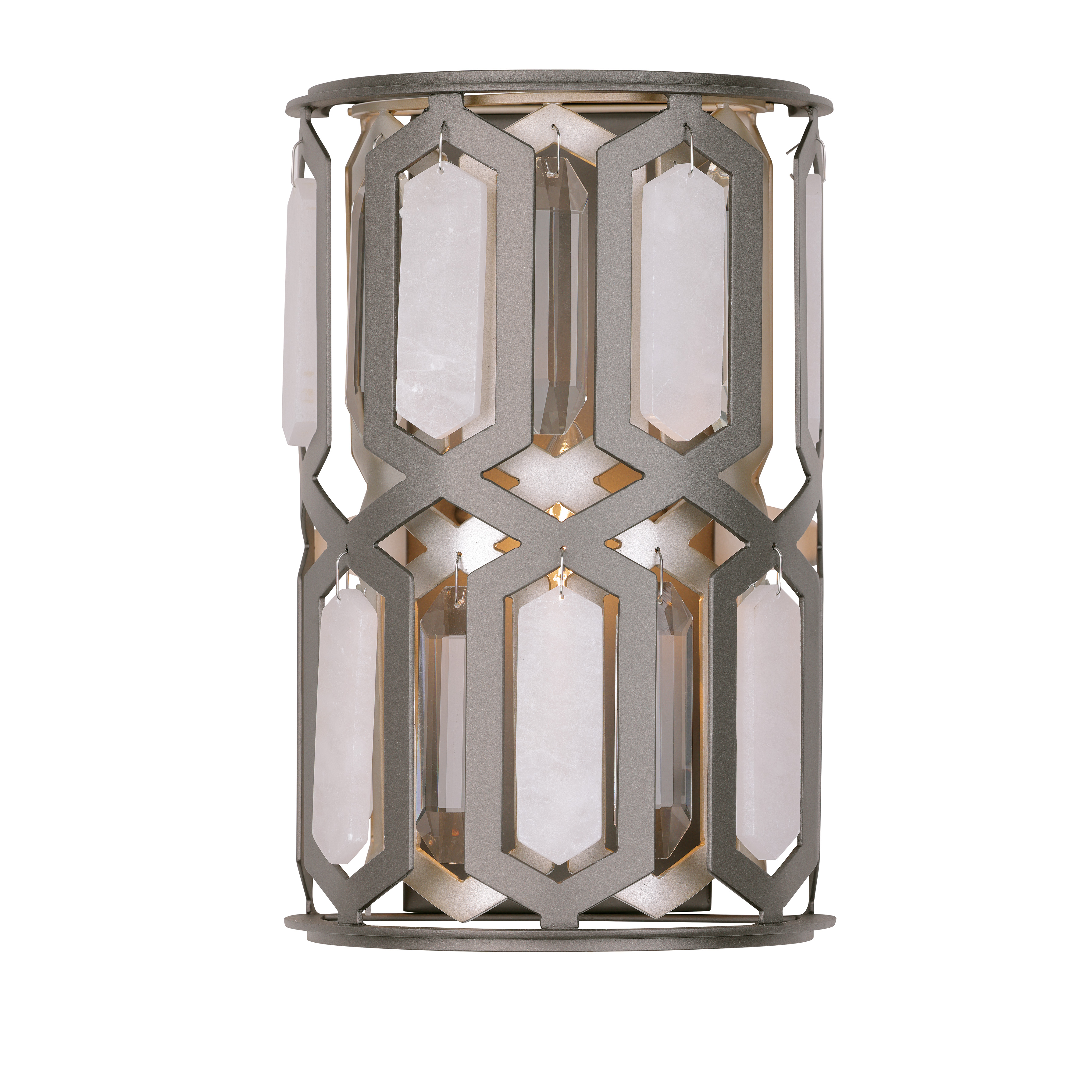 Hexly - 12" 1 Light Wall Sconce