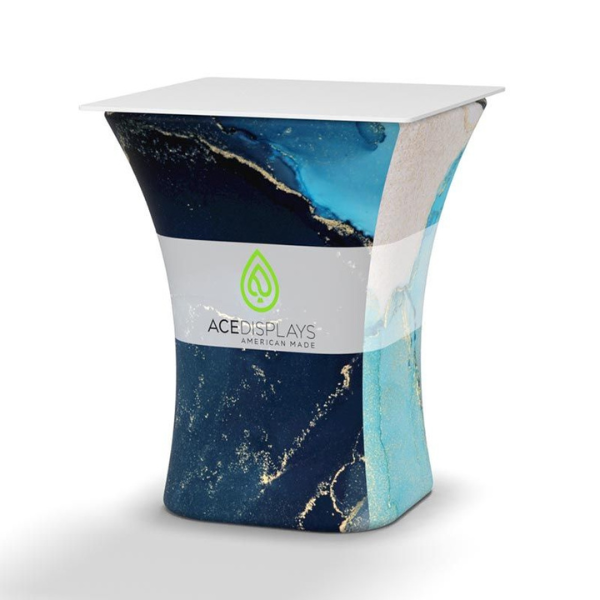 White Acrylic Countertop, Frame & Case