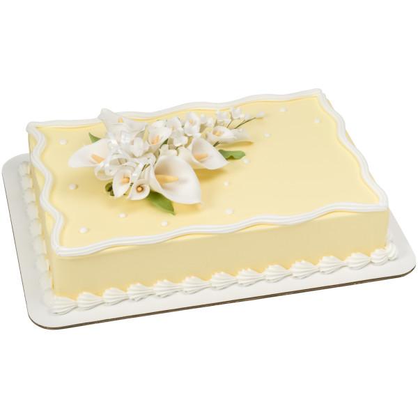 White Calla Lily Gum Paste Sprays