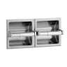 Bobrick, Recessed, Standard Bath Tissue Dispenser, Chrome