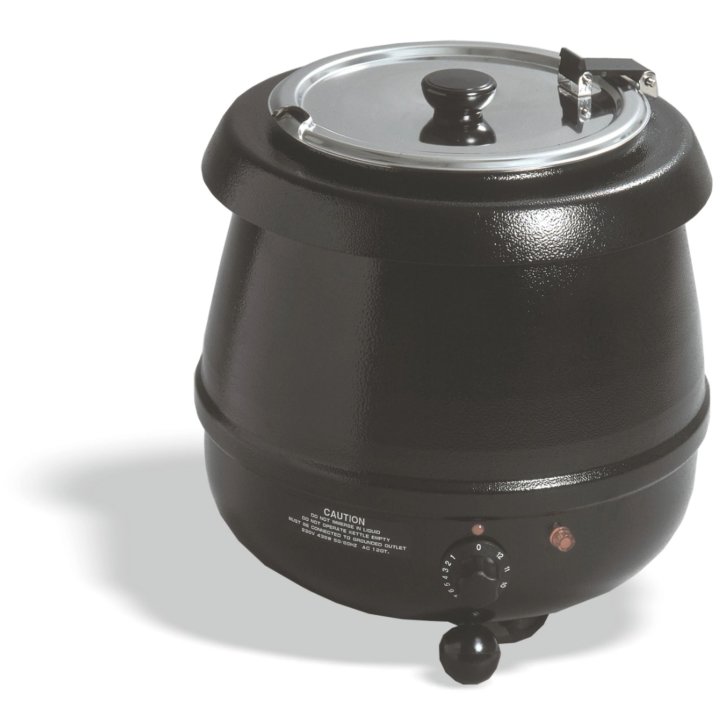 Marmite pour buffet chaud de 10 L en aluminium avec revêtement époxy