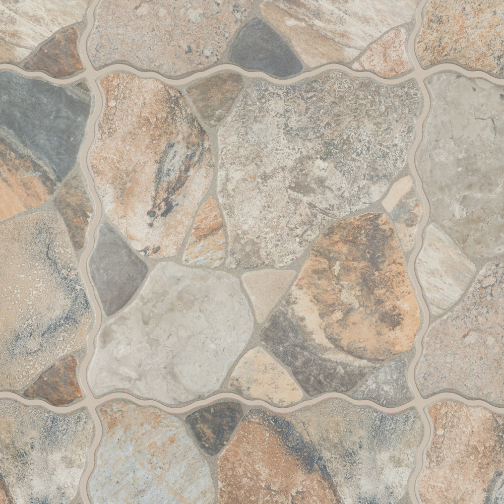 Canet Beige 17 in. x 17 in. Porcelain Floor and Wall Tile