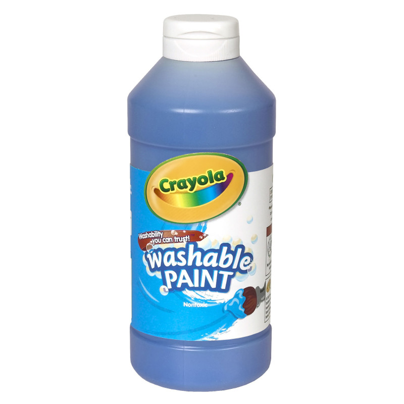Washable Paint, Blue, 16 oz.