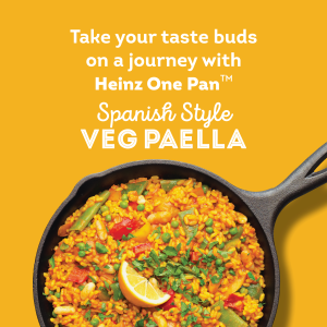  Heinz One Pan Spanish Style Veg Paella Dinner Meal 600g 