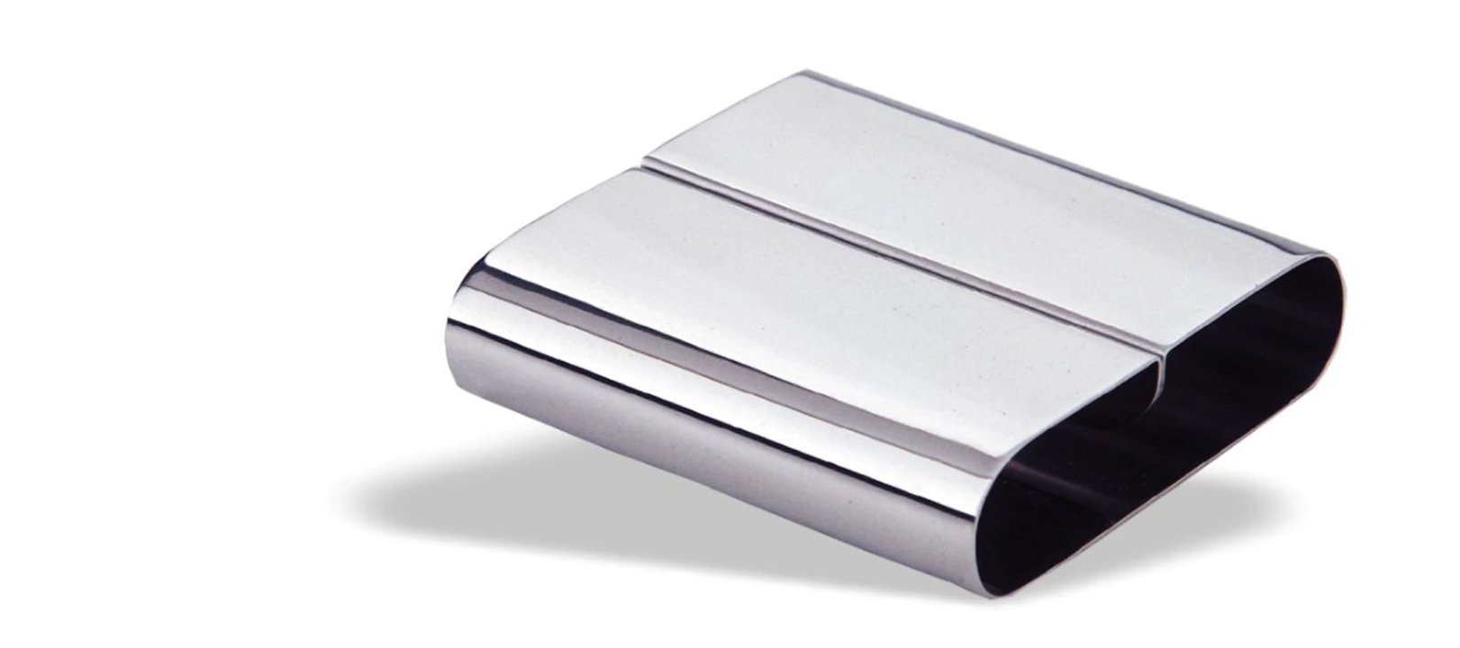 Portamenús de acero inoxidable de 8 centímetros