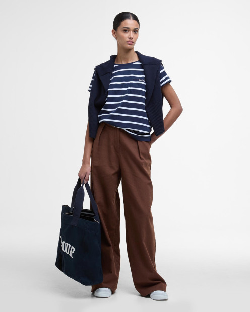 Otterburn Striped T-Shirt Navy/White