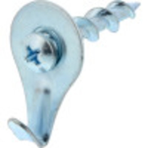 Hillman Picture Hanger Self-Drilling Hanger Chrome Wall Dogs 50lb