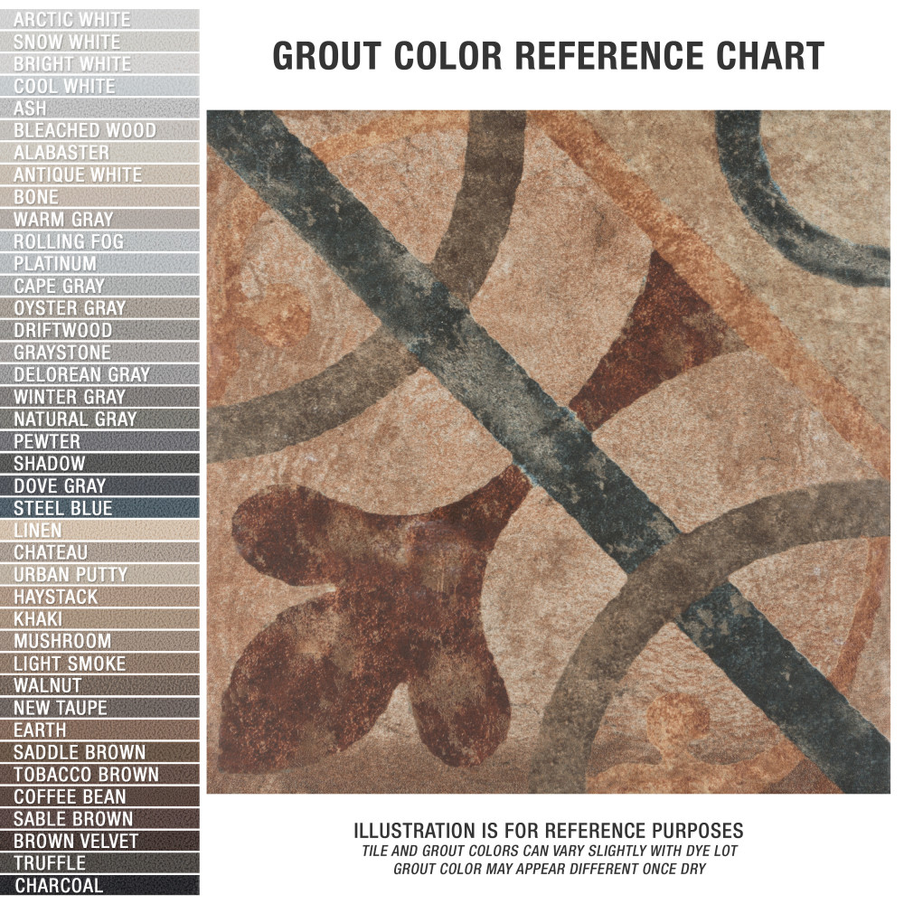 Americana Cleveland 8-3/4 in. x 8-3/4 in. Porcelain Floor and Wall Tile