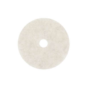 3M, Natural 3300, White, 19", Round Floor Pad