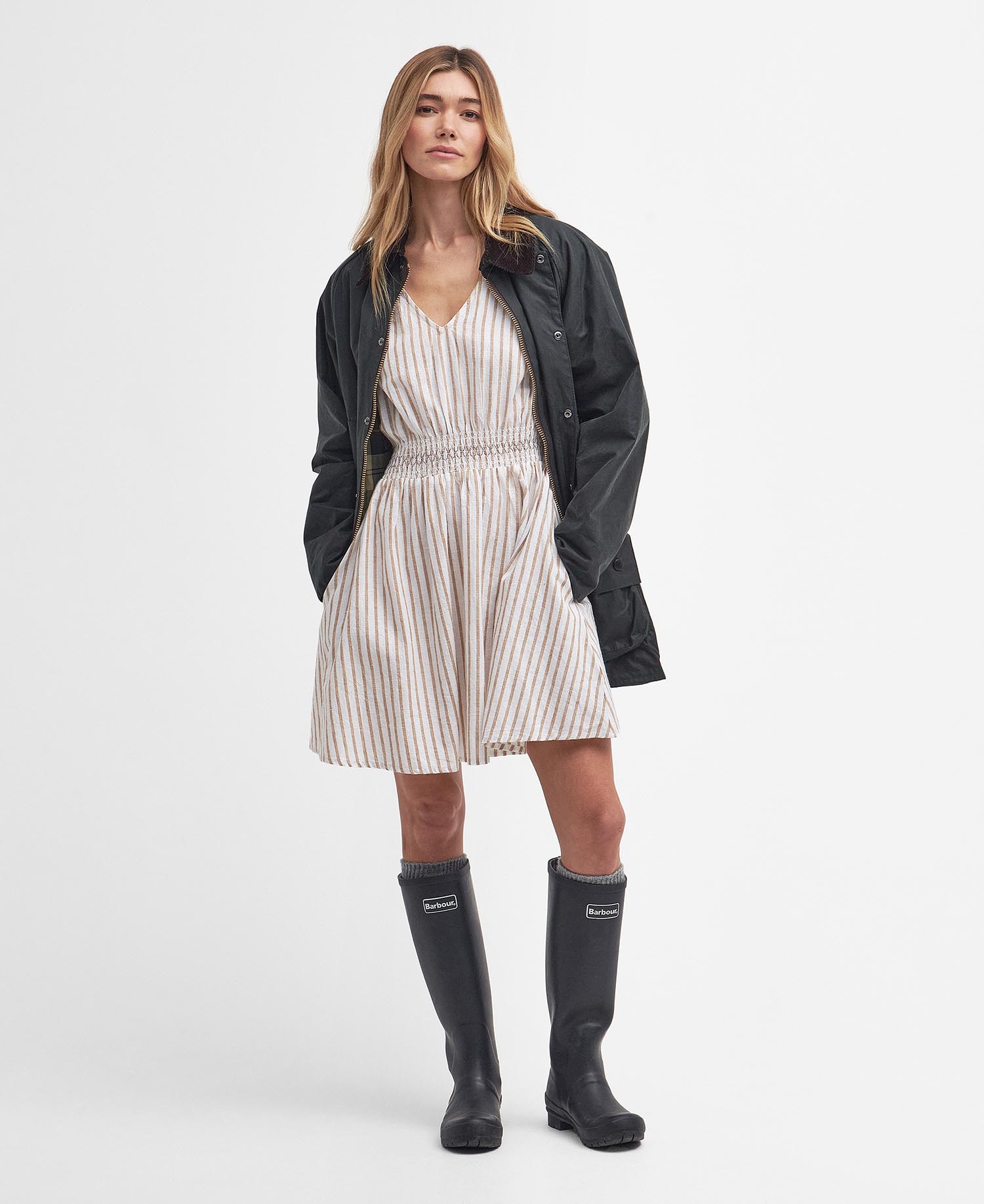Ella Striped Mini Dress image number 1