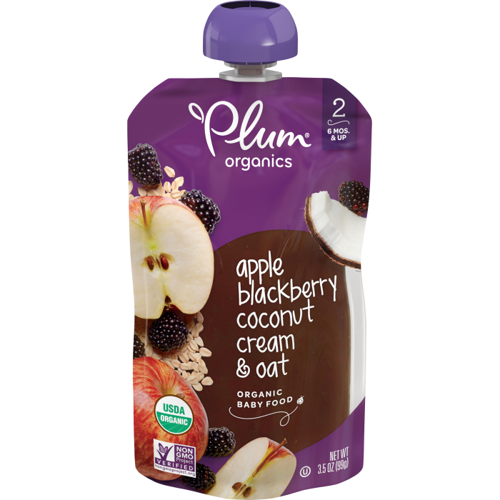 Apple, Blackberry & Coconut Cream Baby Food