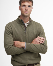 Pullover Cotton Half Zip 