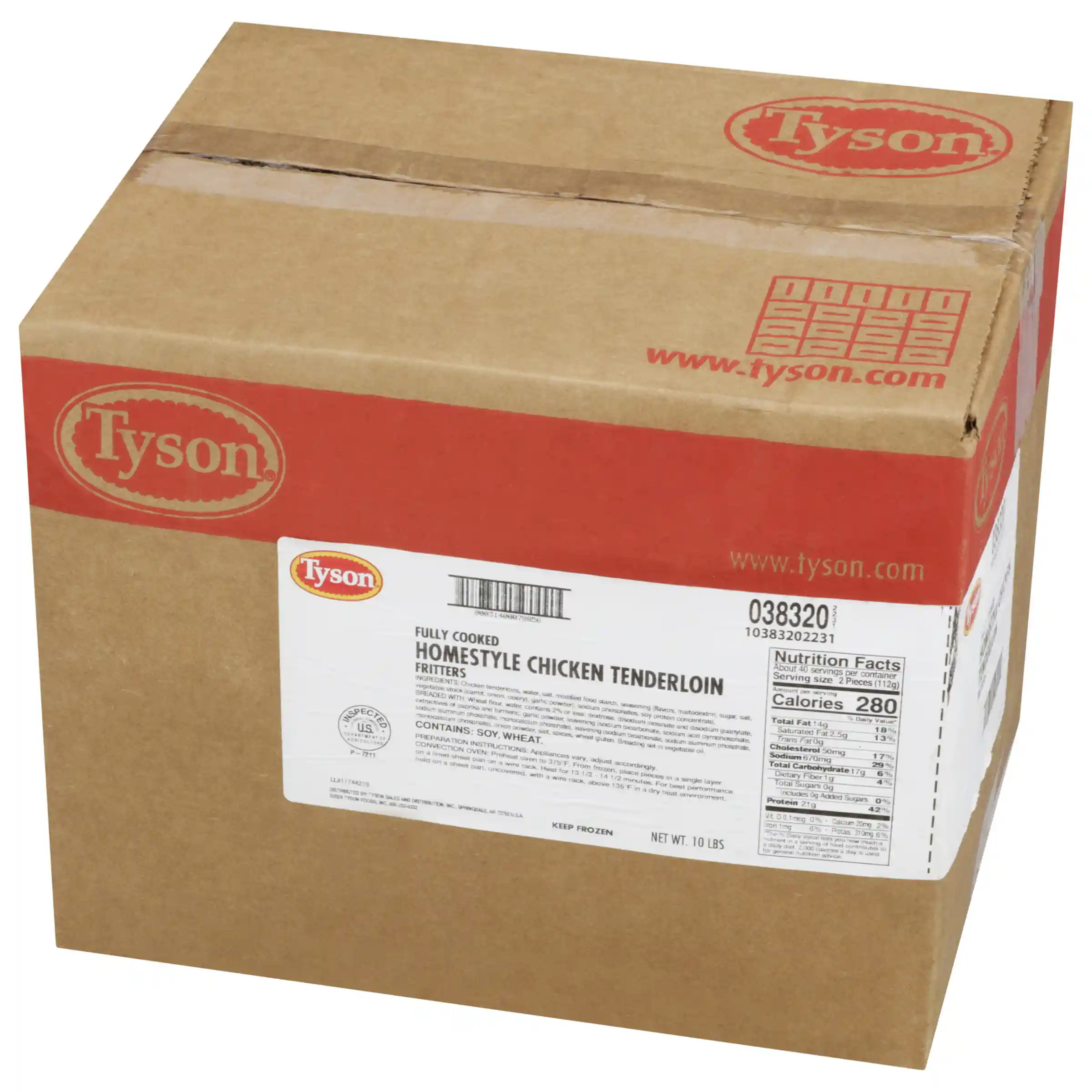 Tyson® To Go Fully Cooked Homestyle Chicken Tenderloin Fritters_image_5