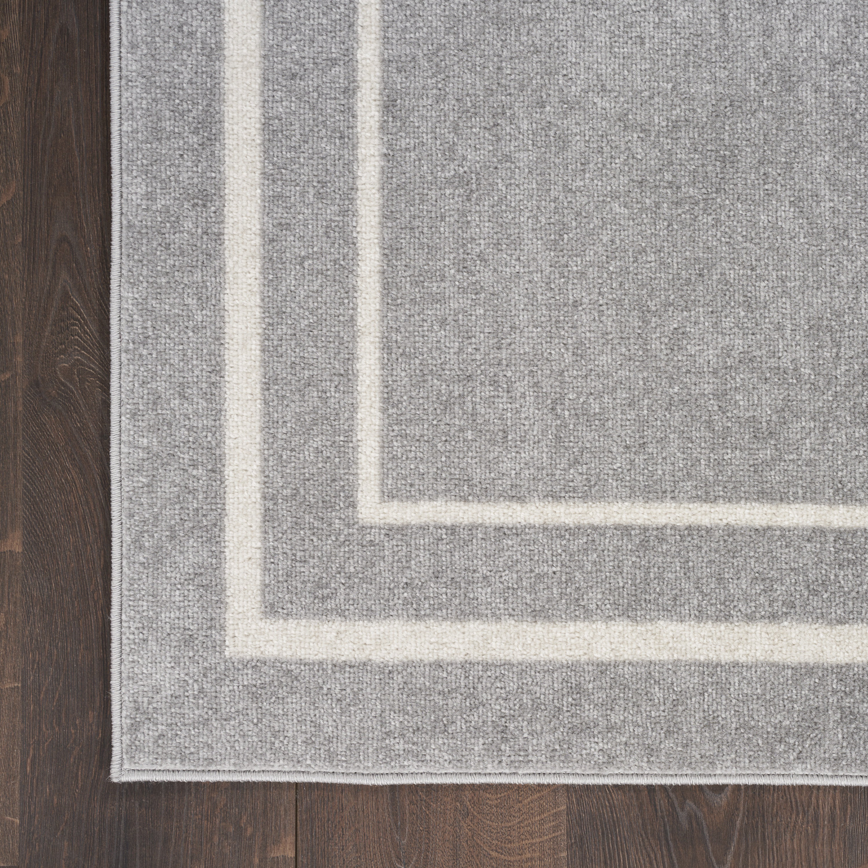 Nourison Nourison Essentials 8' x 10' Grey Ivory Contemporary Rug