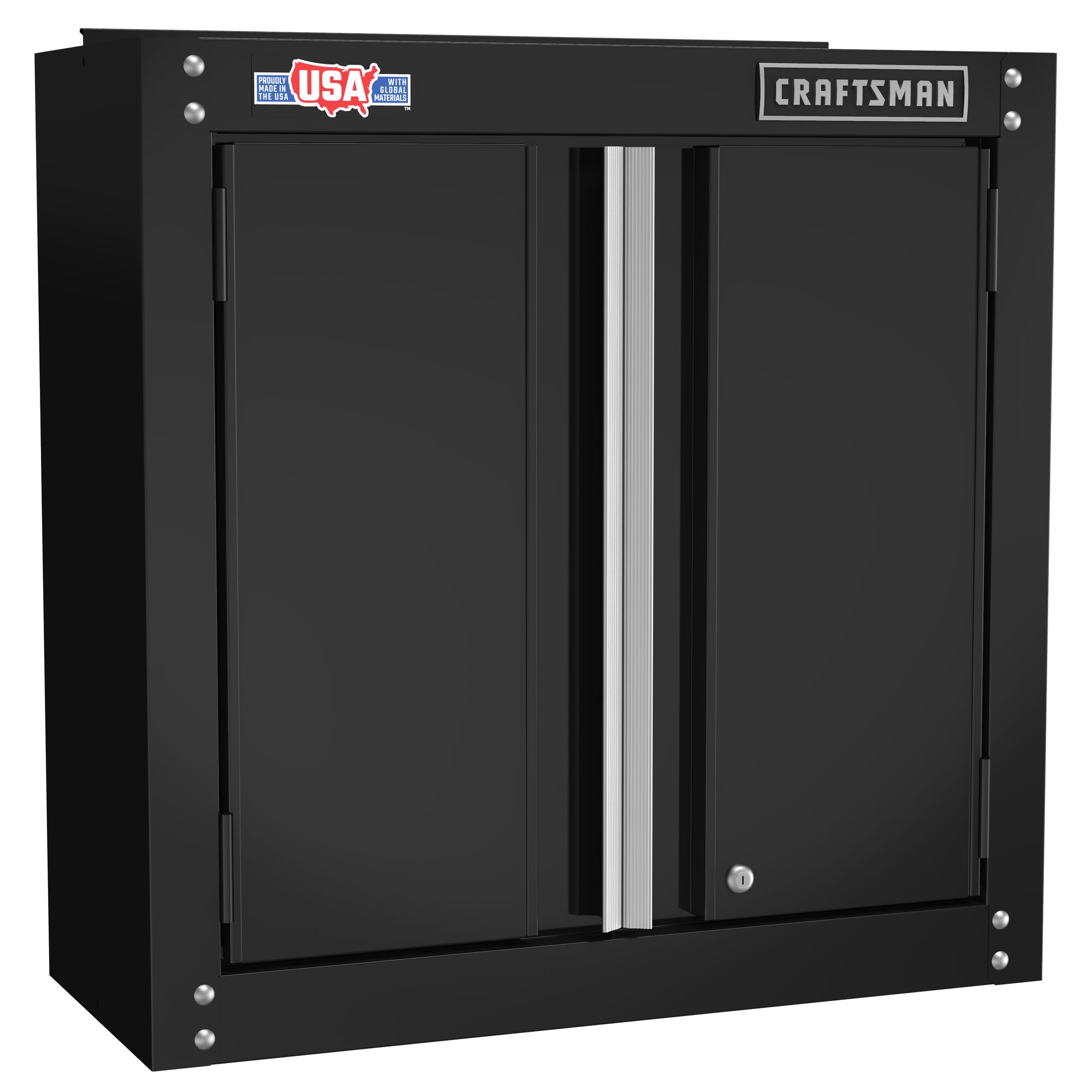 CRAFTSMAN 28-in wide by 28-in high storage wall cabinet angled view