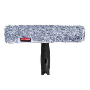 Rubbermaid Commercial, HYGEN, 10", Microfiber Glass Washer, Black