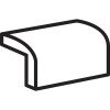 Foundation Smoke Speckle 2×1 Wrap-Around Bullnose Stretcher Cap