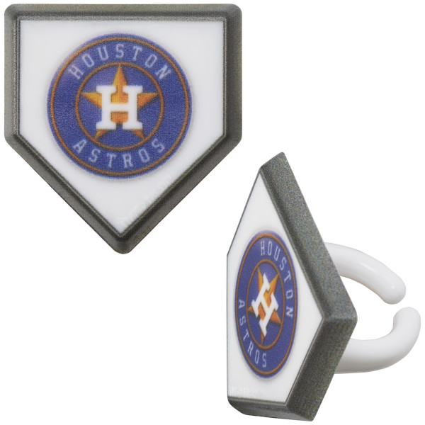 MLB® Home Plate Team Logo Cupcake Rings