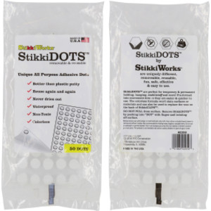 StikkiDOTS&trade;, Adhesive Dots, Pack of 50