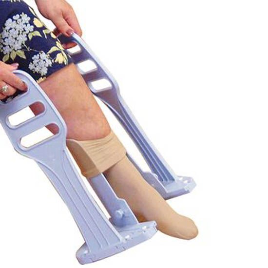Compression Stocking Aid Deluxe Heel Guide 5 Inch Cone Width / 17 Inch Handle Length