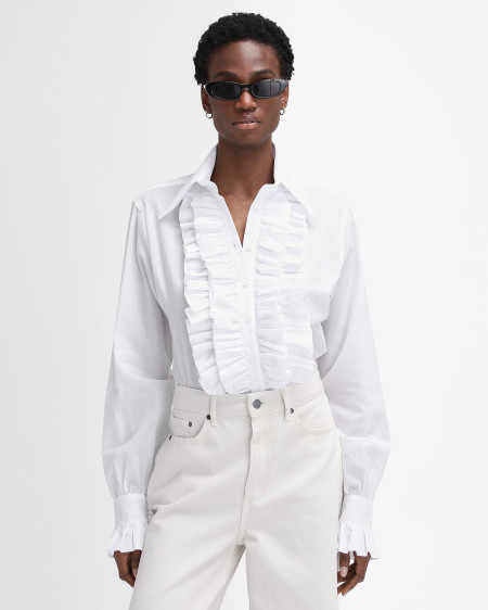 Barbour The Edit by Alexa Maximillian Ruffled Long-Sleeved Shirt