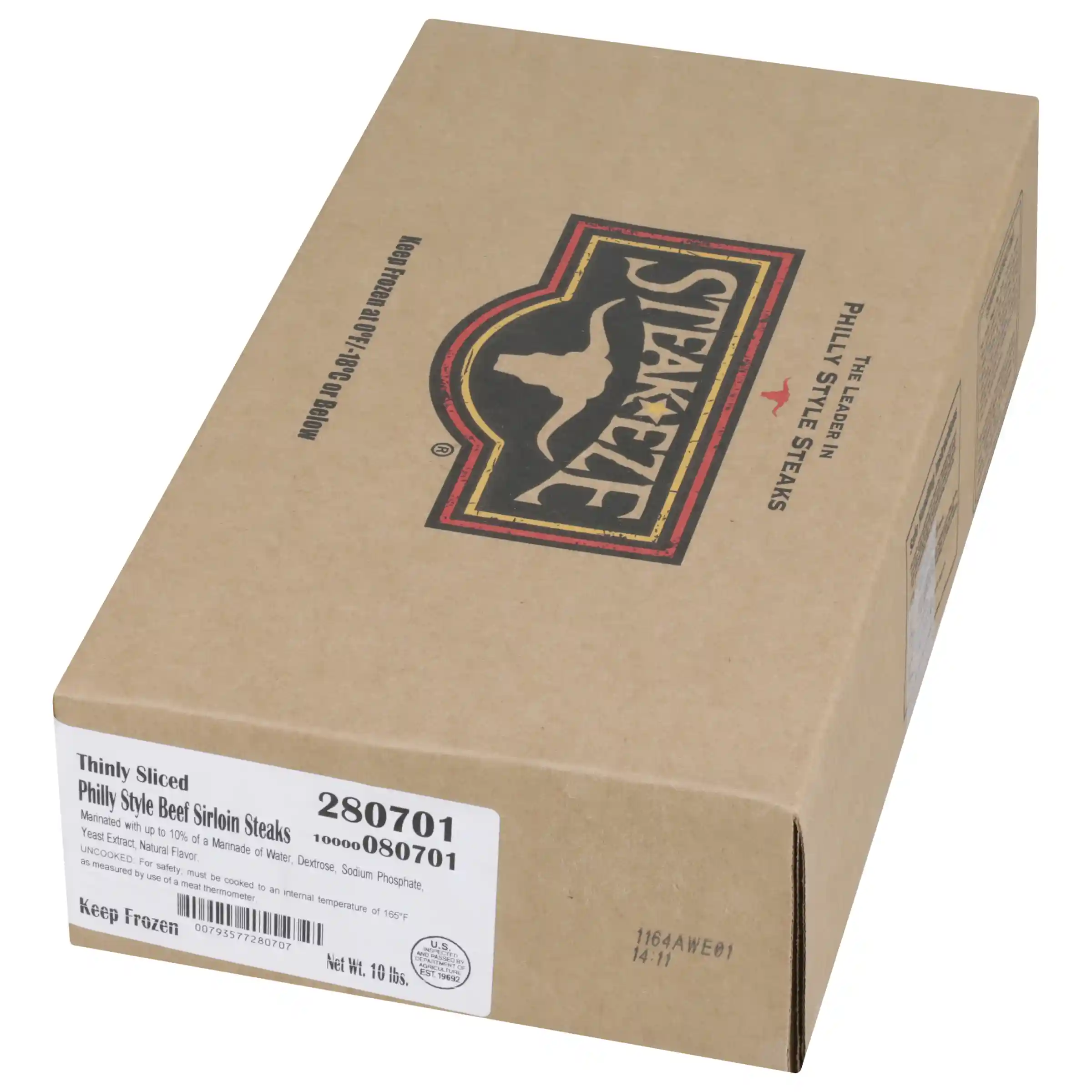 Steak-EZE® Traditional Beef Sirloin Flat Steak, Lightly Marinated, 7 oz_image_5