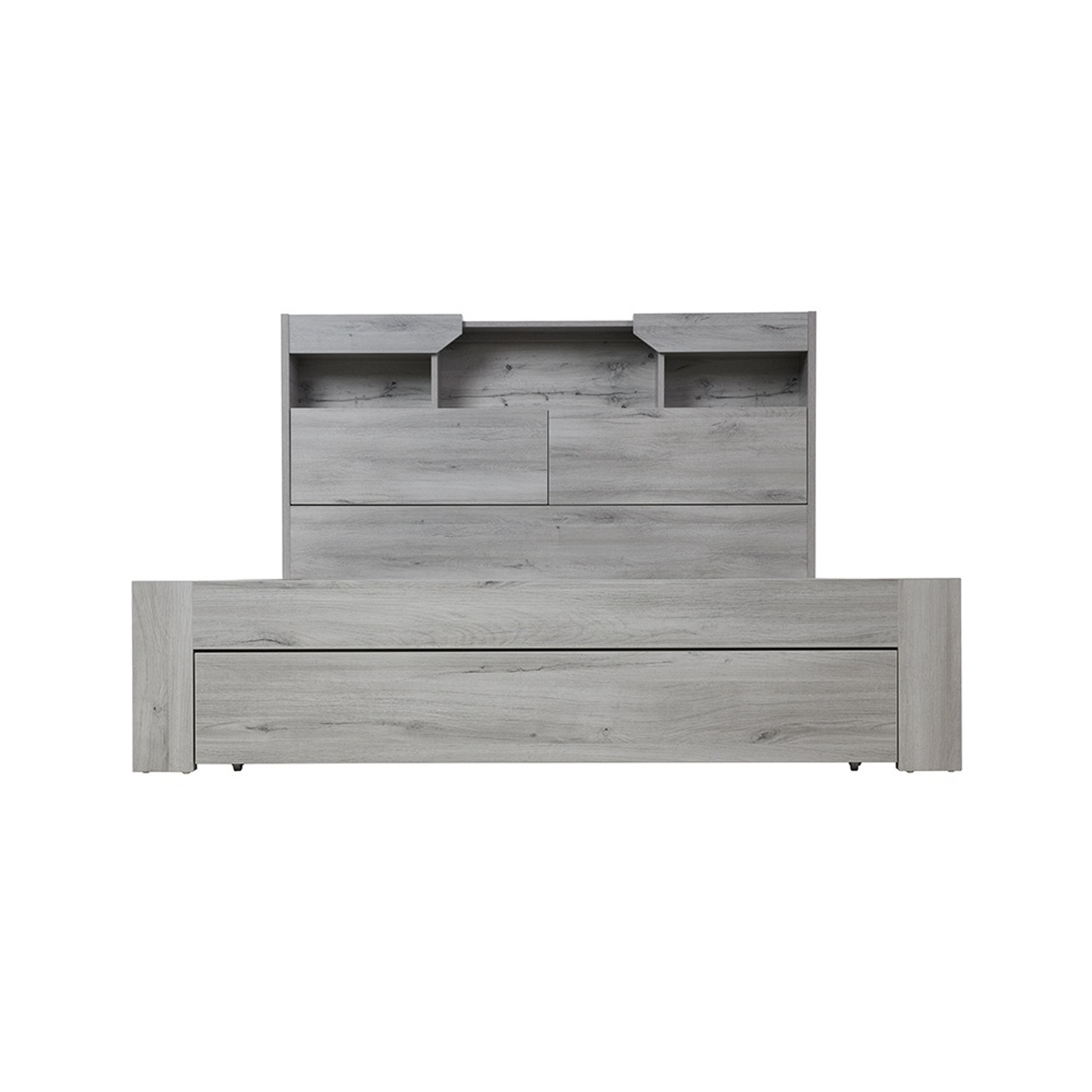 Product image of the  Sovereign Bed Frame, 3 Drawer Base, Washed Grey from Forty Winks