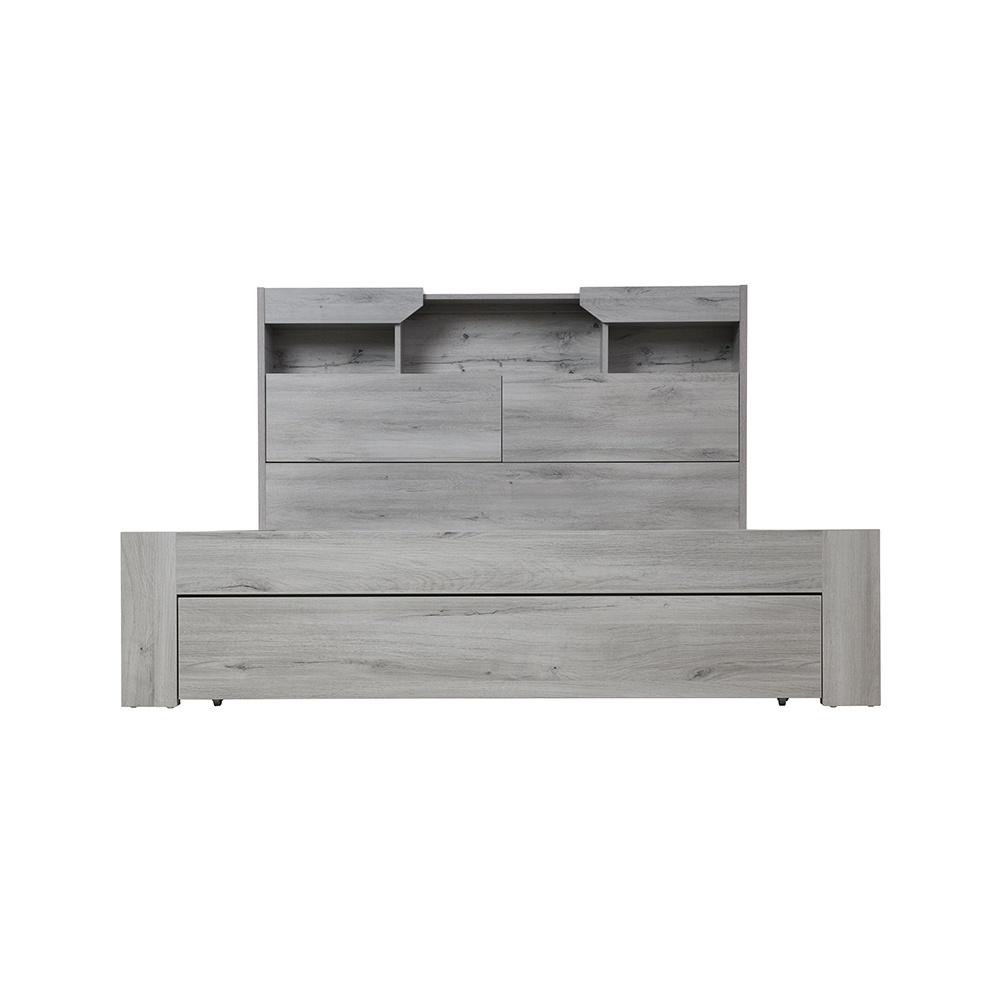 Product image of the  Sovereign Bed Frame, 3 Drawer Base, Washed Grey from Forty Winks