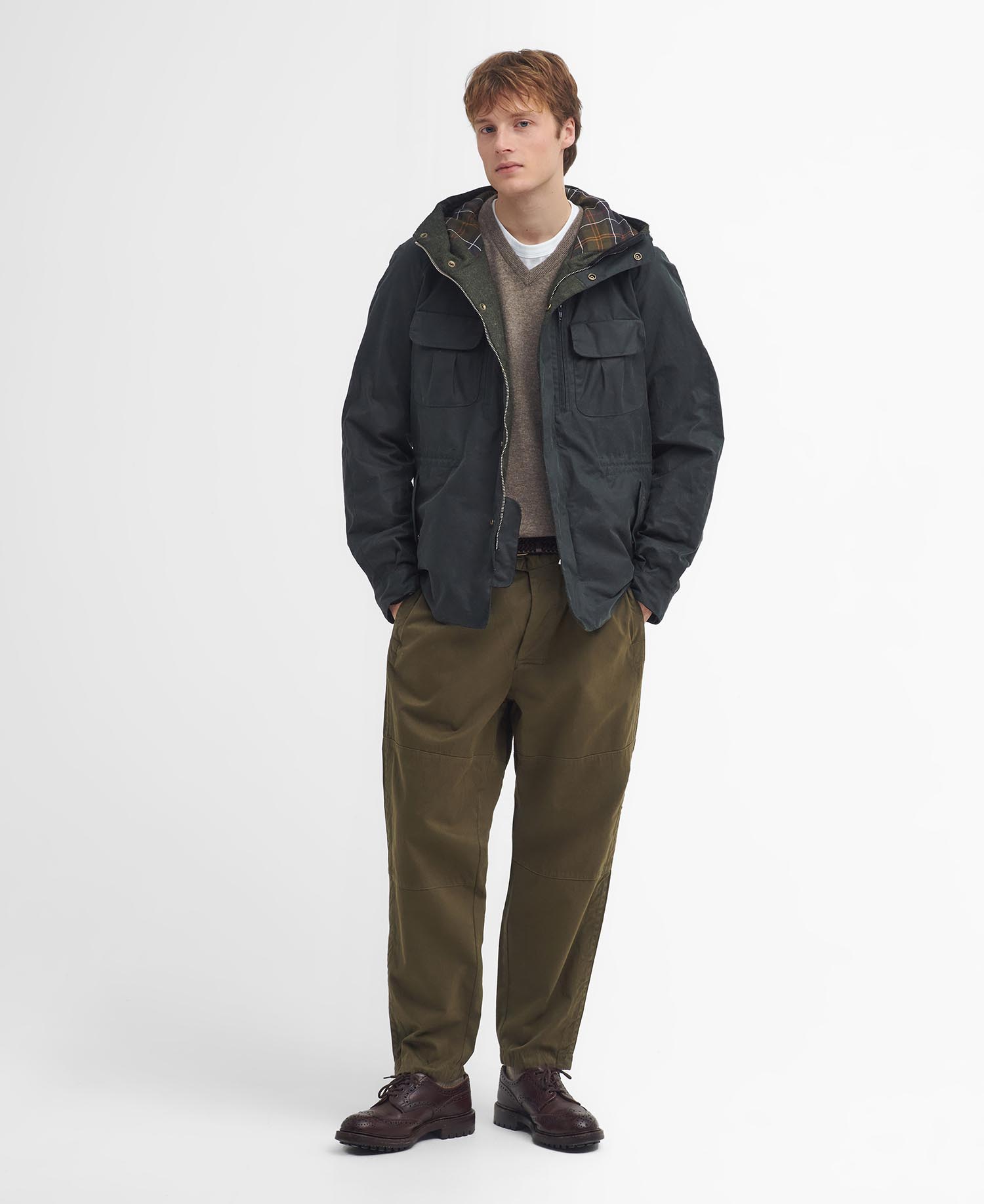 Barbour x TO KI TO Bicycle Waxed Jacket image number 1