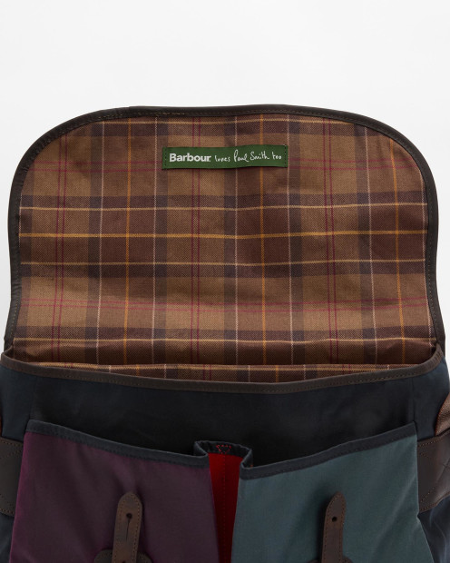 Paul Smith loves Barbour Wax Tarras Bag Night Sky