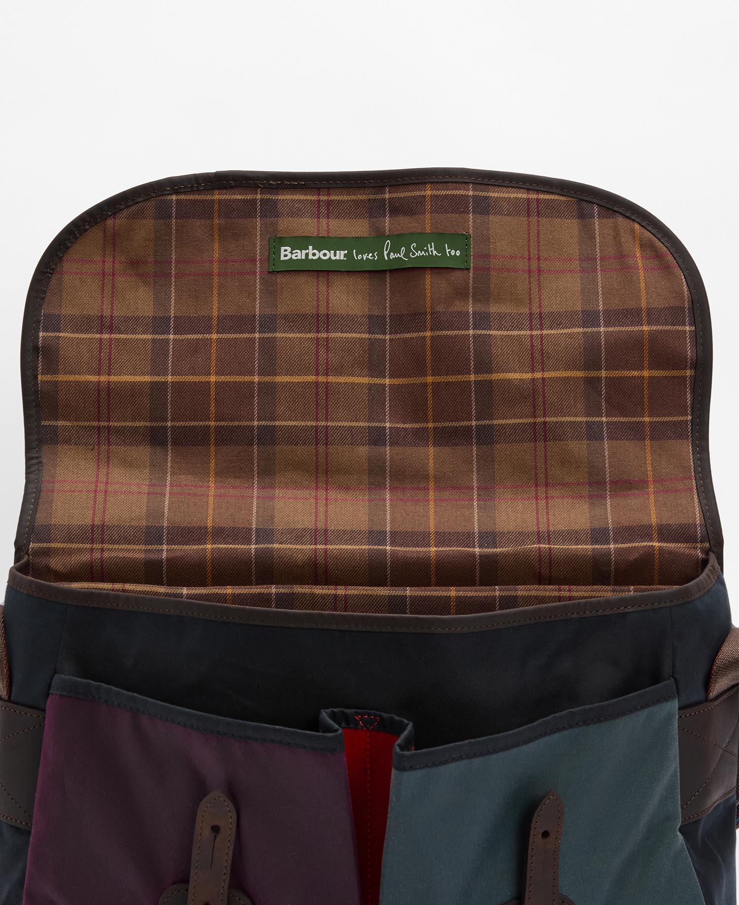 Paul Smith loves Barbour Wax Tarras Bag image number 5