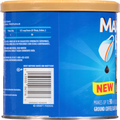 Maxwell House Intense Bold Ground Coffee 11.5 oz Canister