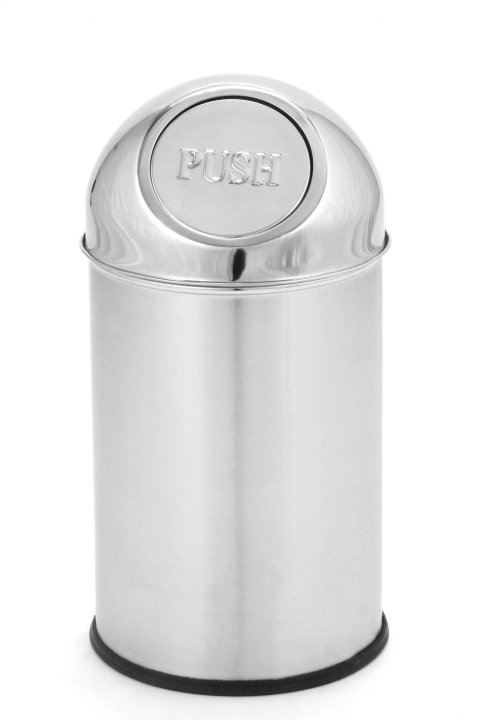 Papelera sobremesa acero inox