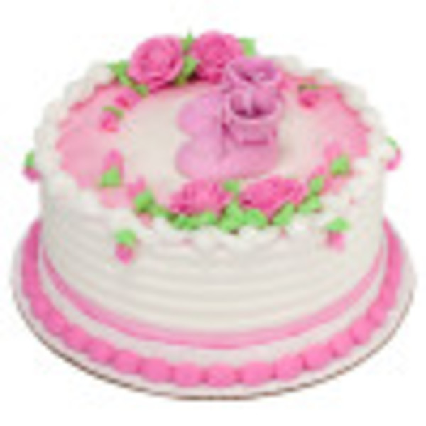 Pink Baby Booties DecoSet® DecoPac