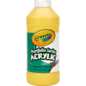 Portfolio Series Acrylic Paint, 16 oz., Brilliant Yellow