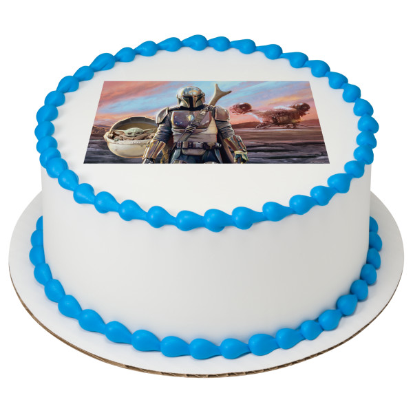 STAR WARS™ The Mandalorian The Mandalorian & The Bounty PhotoCake® Edible Image®