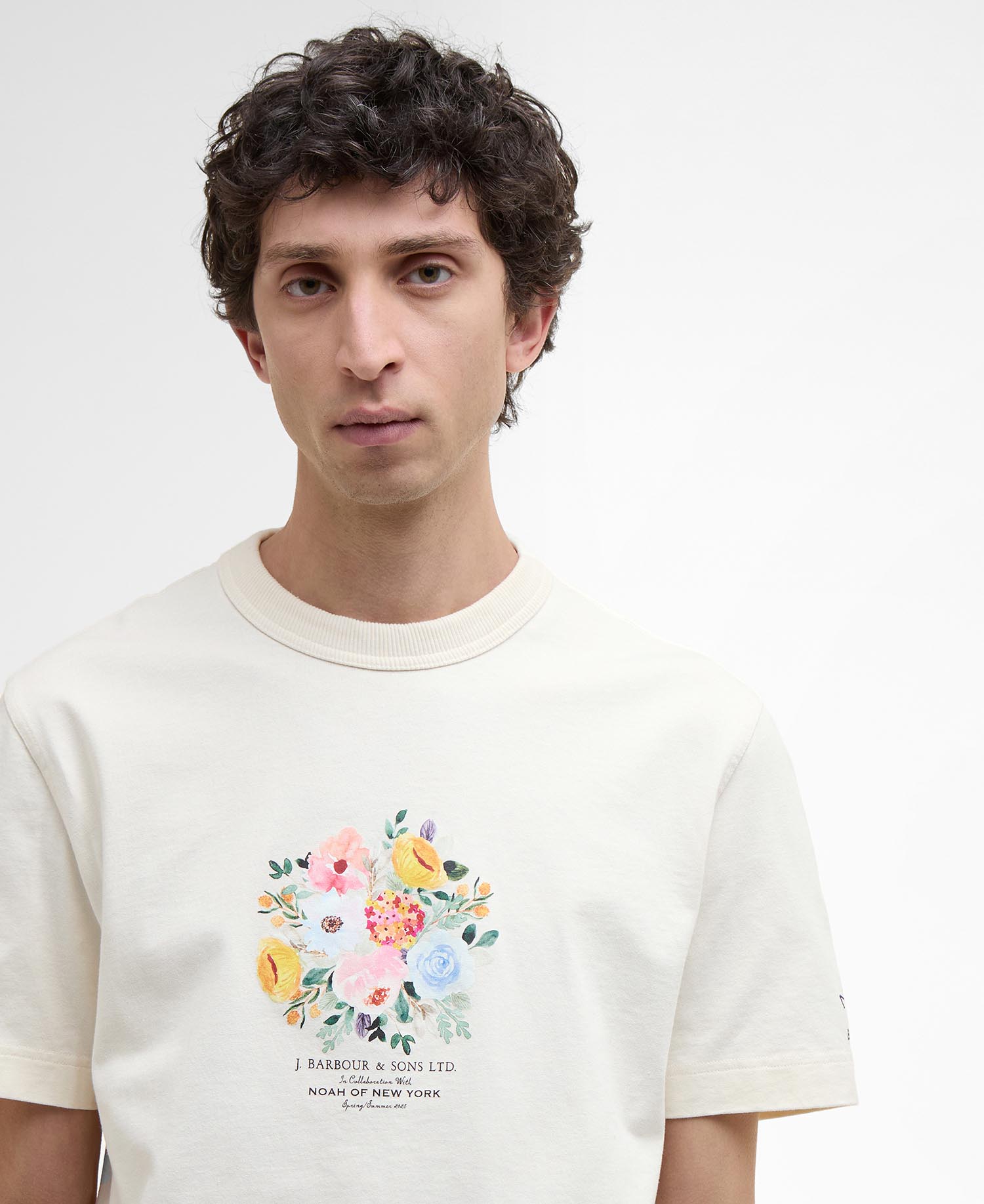 Barbour x NOAH T-Shirt Floral image number 3