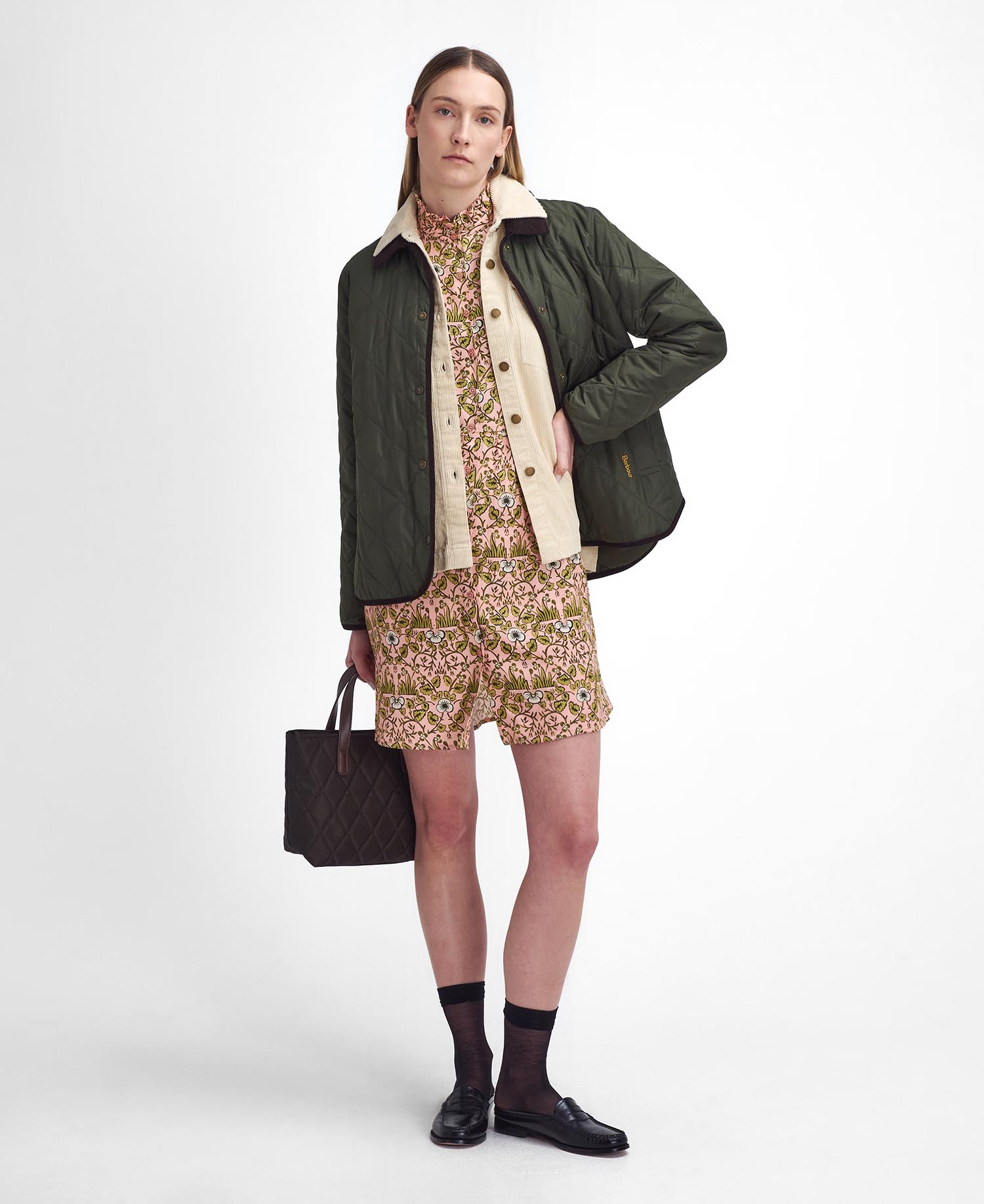 Barbour x William Morris Gallery Isabella Quilted Jacket image number 0