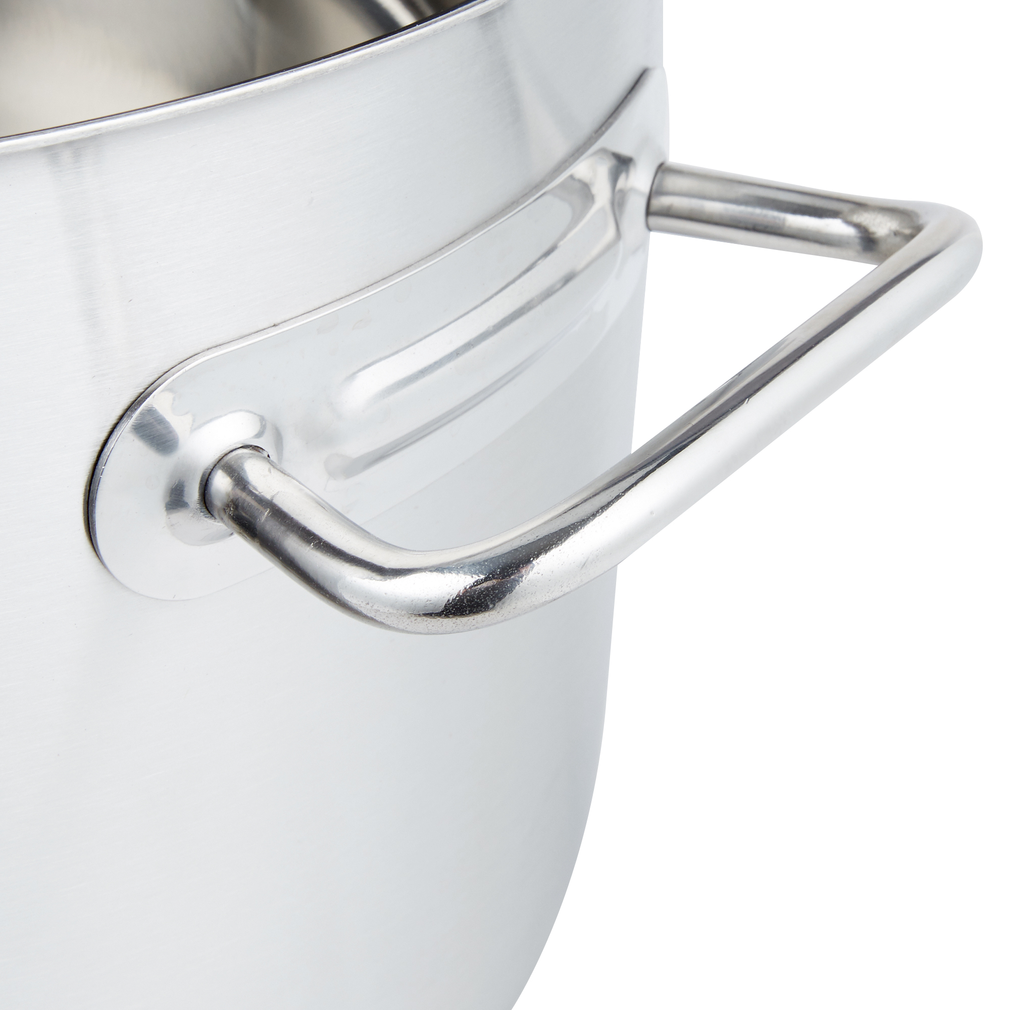 17quart Intrigue® stainless steel sauce pot in mirror finish