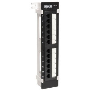 Copper Patch Panels, Wall, T568A, T568B, IDC, 12 Port, Female