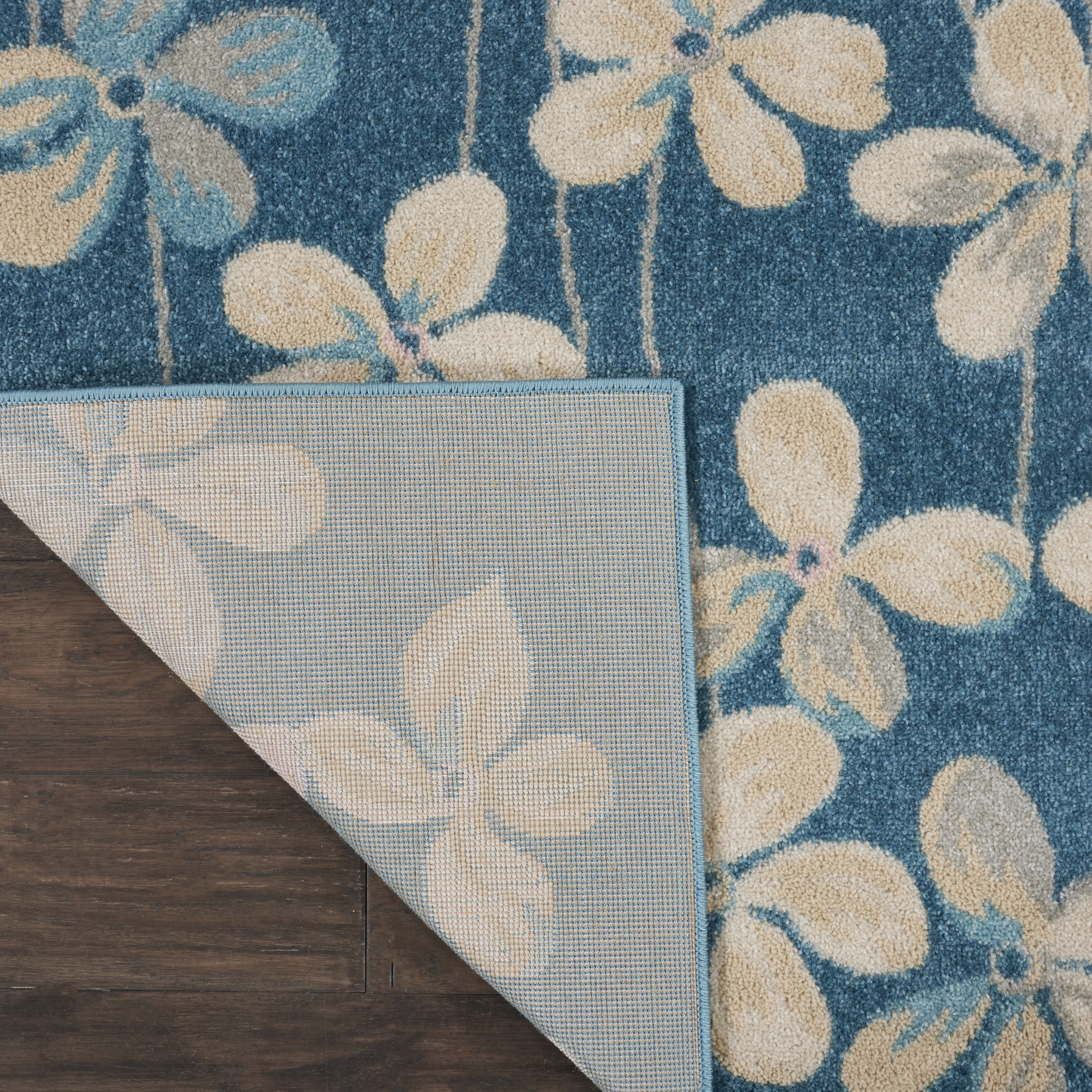 Nourison Tranquil 8'10" x 11'10" Turquoise Contemporary Indoor Rug