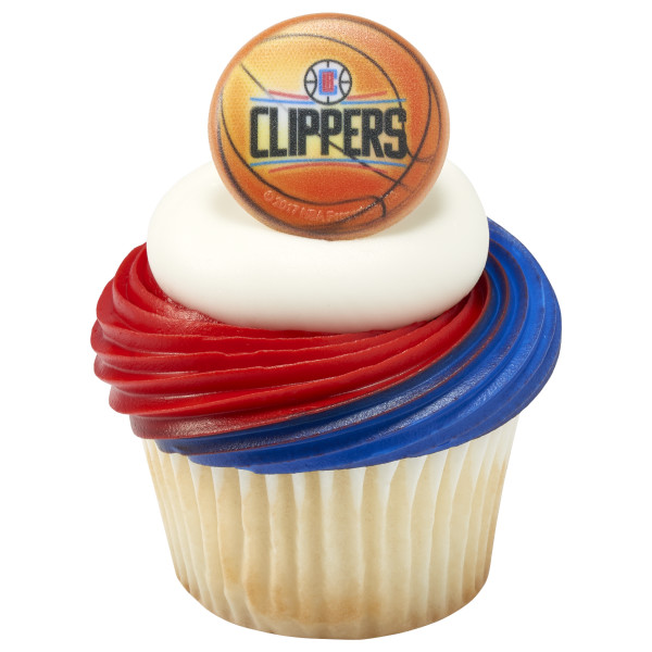 NBA Team Basketball Cupcake Rings