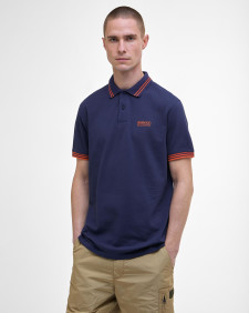 Calibrated Tipped Polo Shirt Pigment Navy