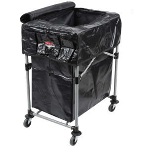 Rubbermaid Commercial, Executive Series, Executive Series™, Small Cover for 4 Bushel Collapsible X Cart, Black