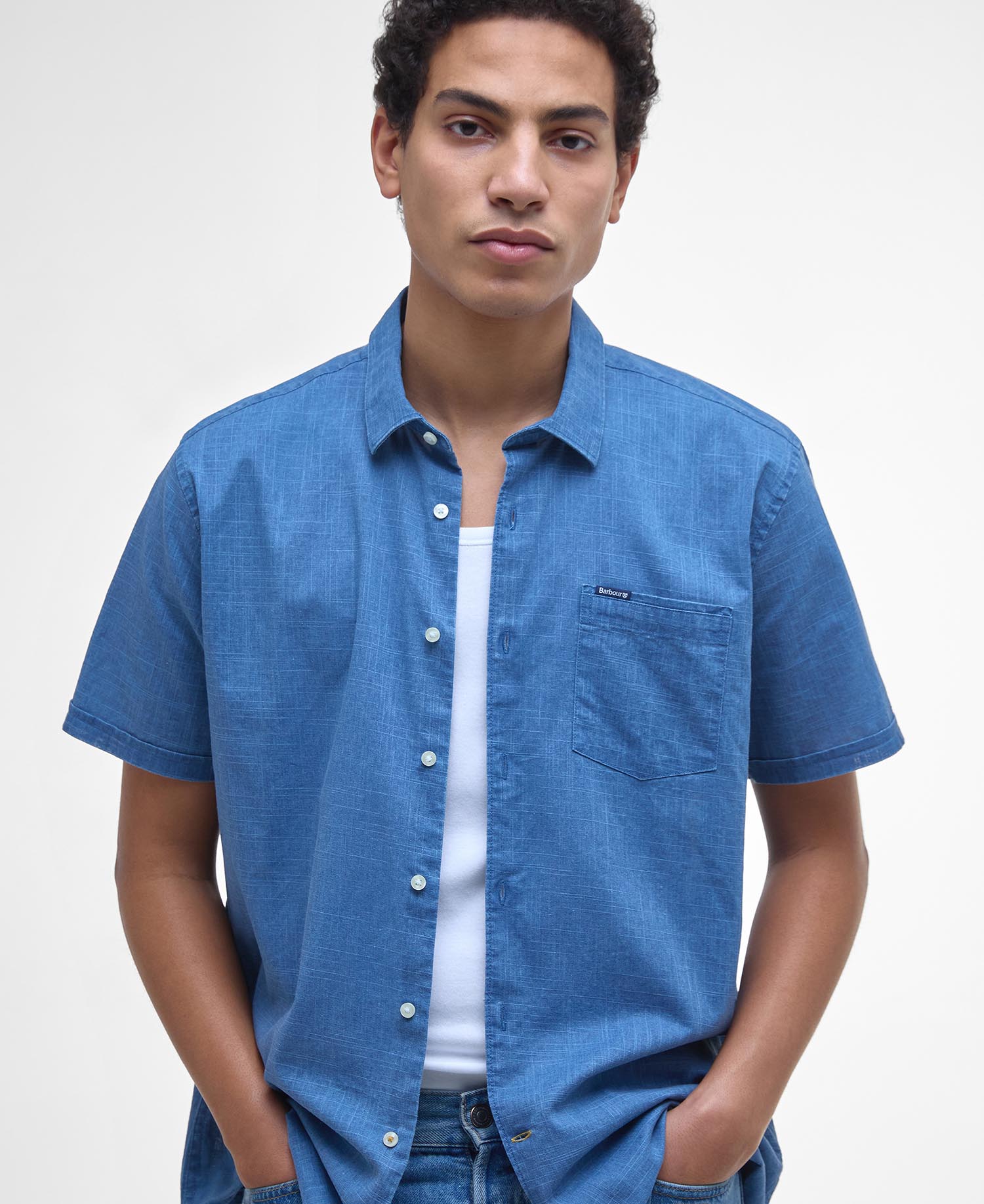 Hemd Pigment Dye Slub Short-Sleeved image number 3