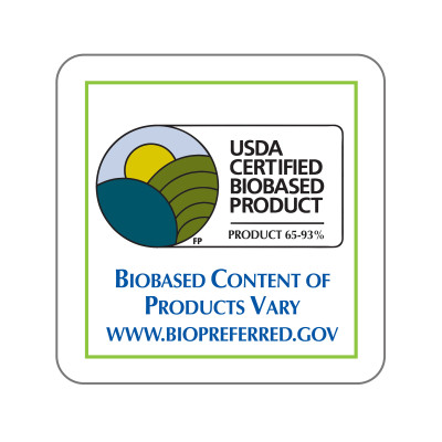 Dispenser Label - USDA Certified Biobased